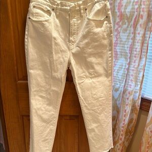 Madewell Classic White Denim